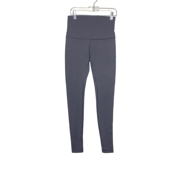 Lululemon Pants - Lululemon Align Black Compression Leggings High Rise 6 Pull On Full Length